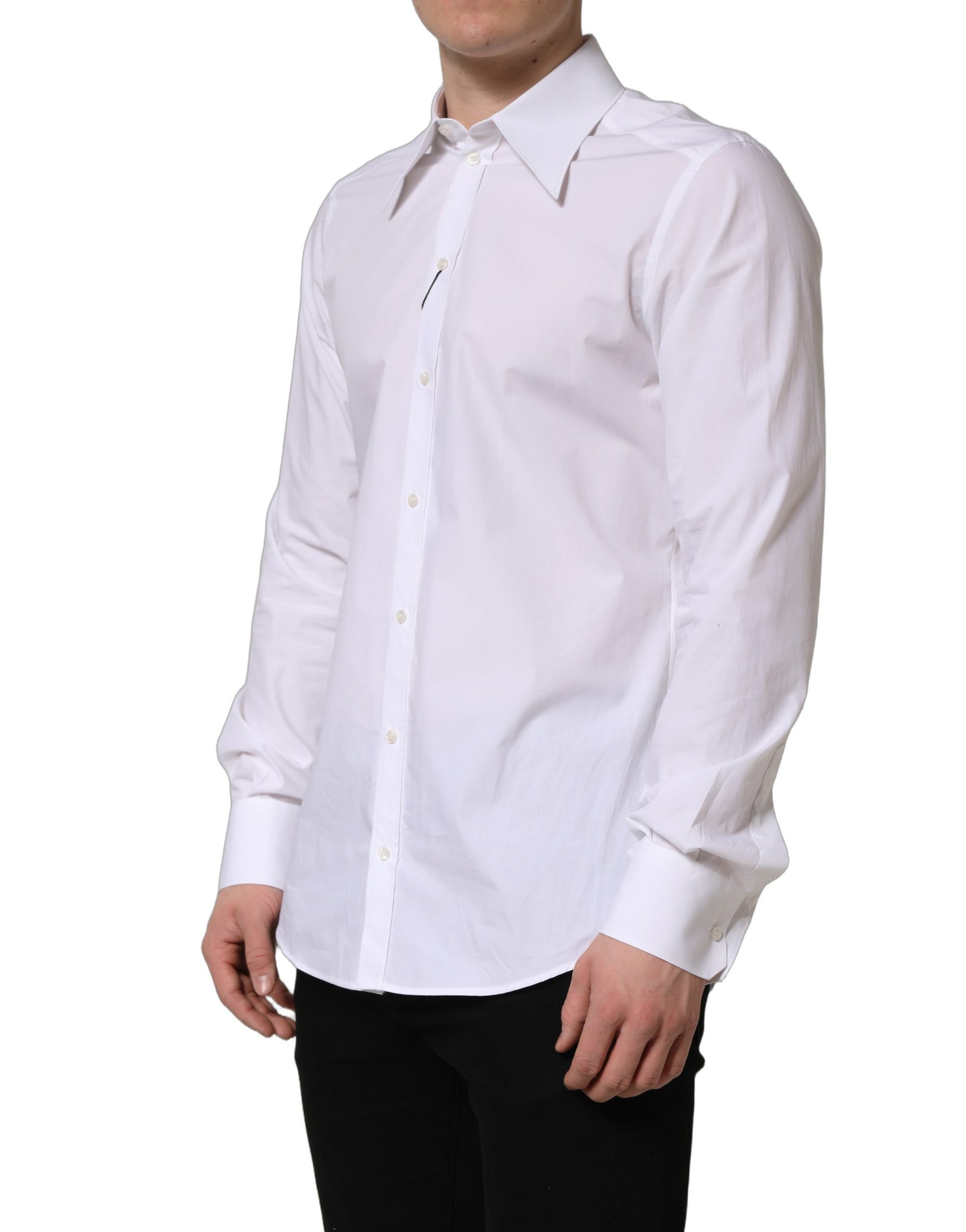 Chemise Homme Habillée Manches Longues MARTINI Blanche Dolce & Gabbana