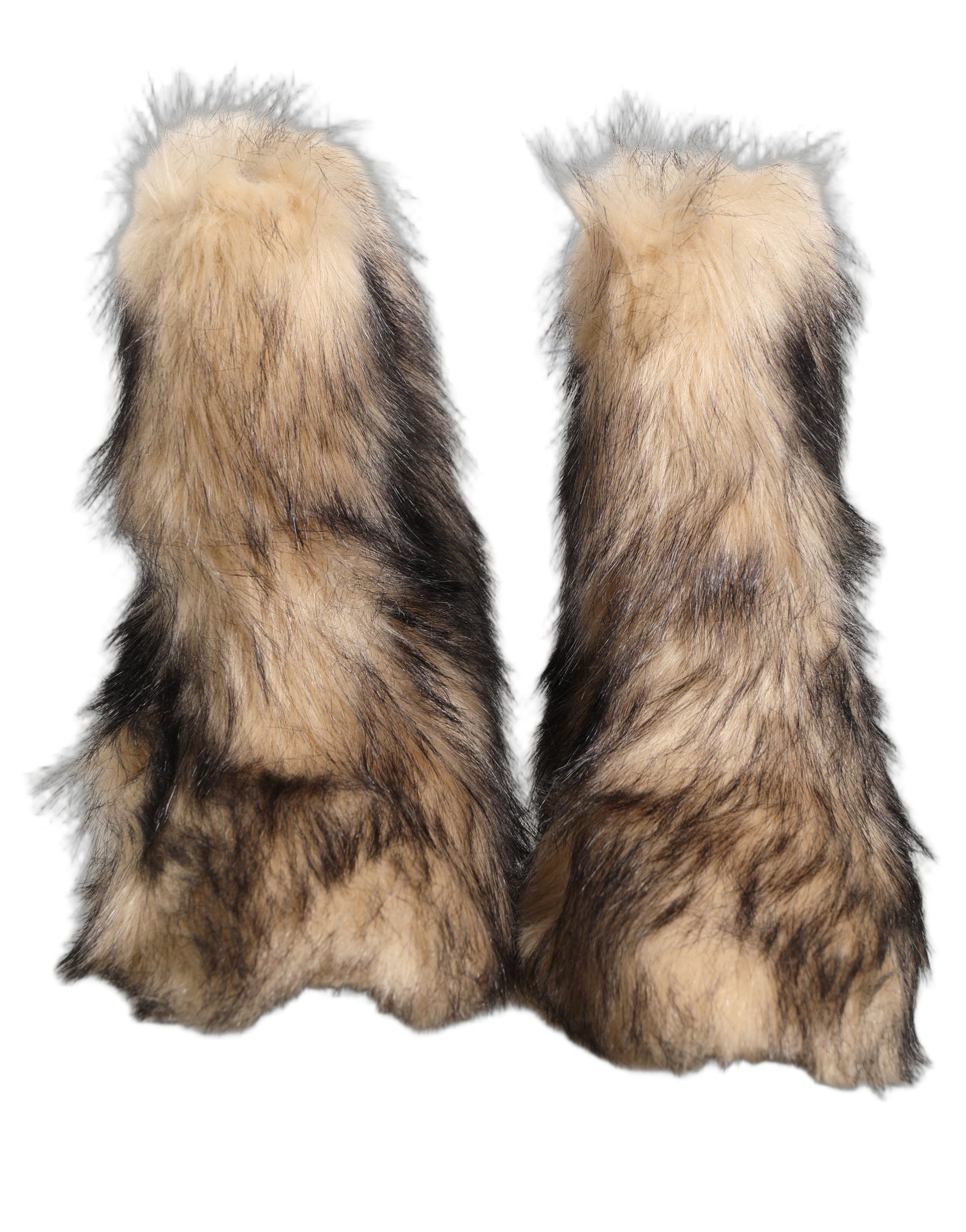 Bottes Homme Mi-Mollet Dolce & Gabbana Marron Imitation Fourrure