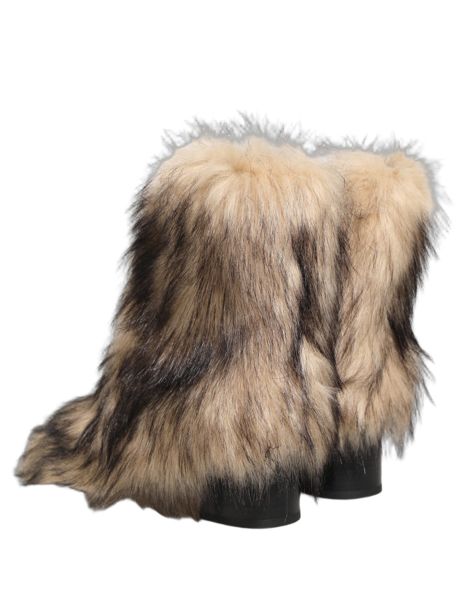 Bottes Homme Mi-Mollet Dolce & Gabbana Marron Imitation Fourrure