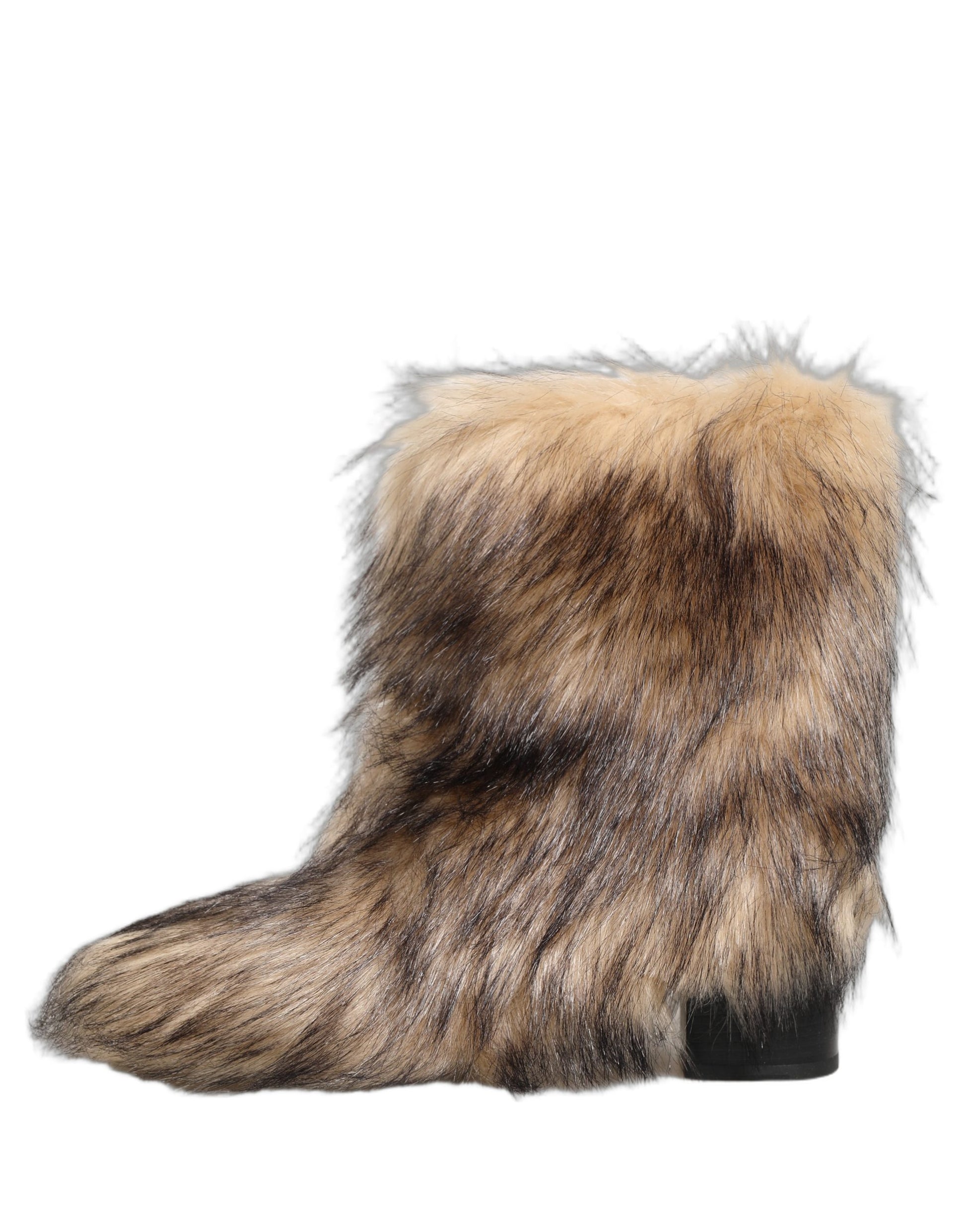 Bottes Homme Mi-Mollet Dolce & Gabbana Marron Imitation Fourrure