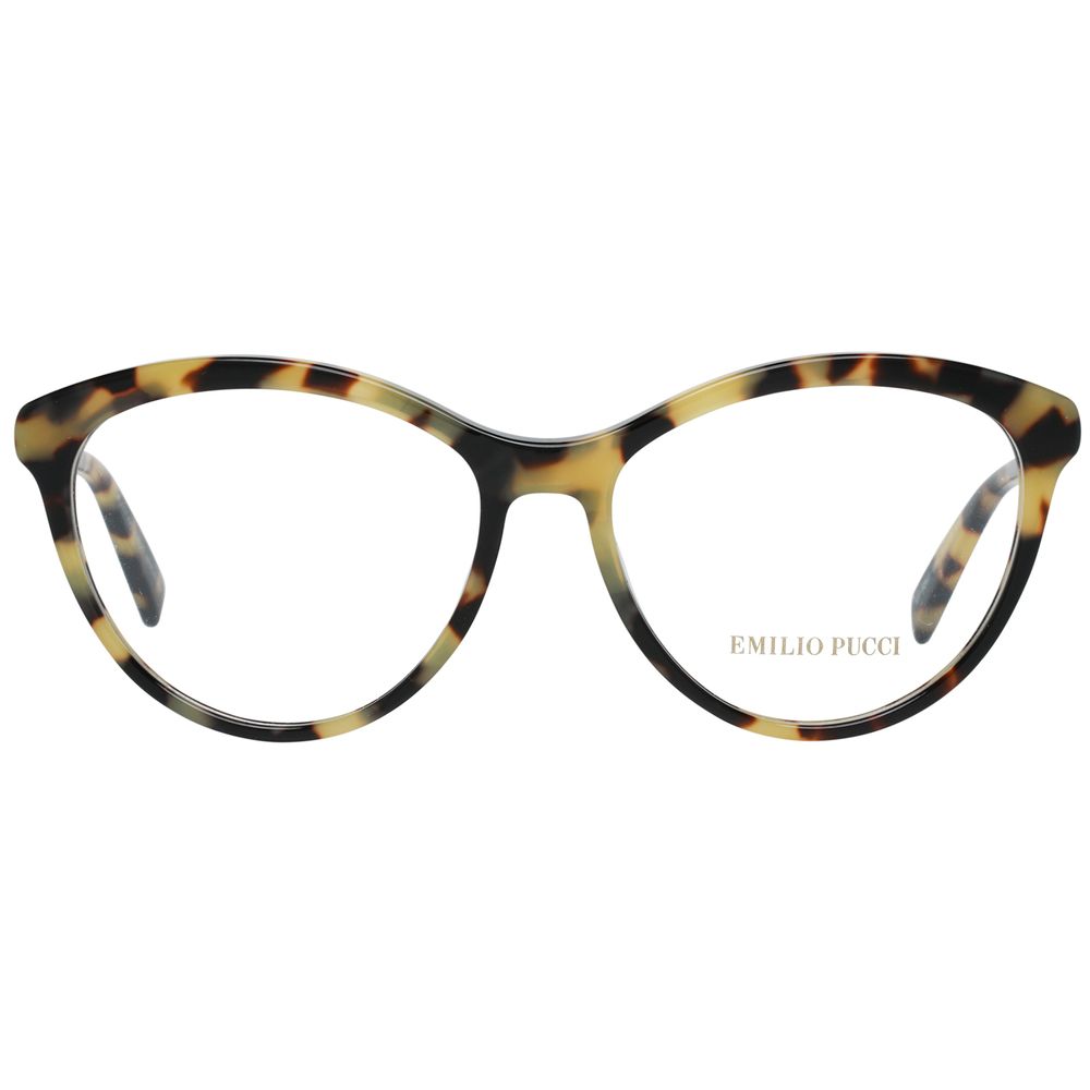 Lunettes (monture) en métal marron Emilio Pucci
