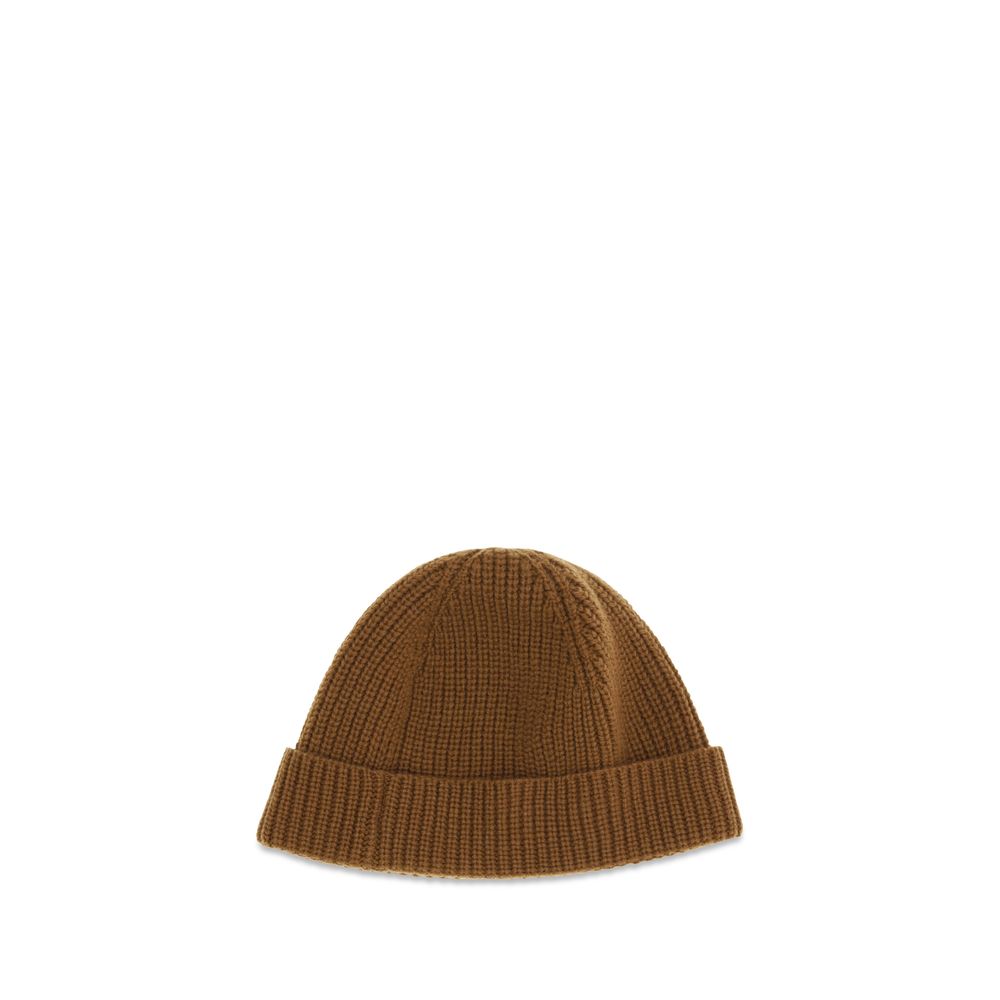 Bonnet Valentino Garavani en cachemire marron