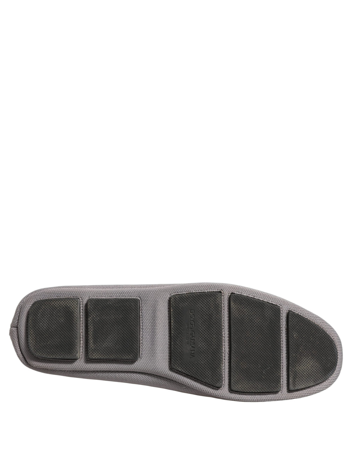 Dolce & Gabbana Bottines Homme Grises en Maille Extensible
