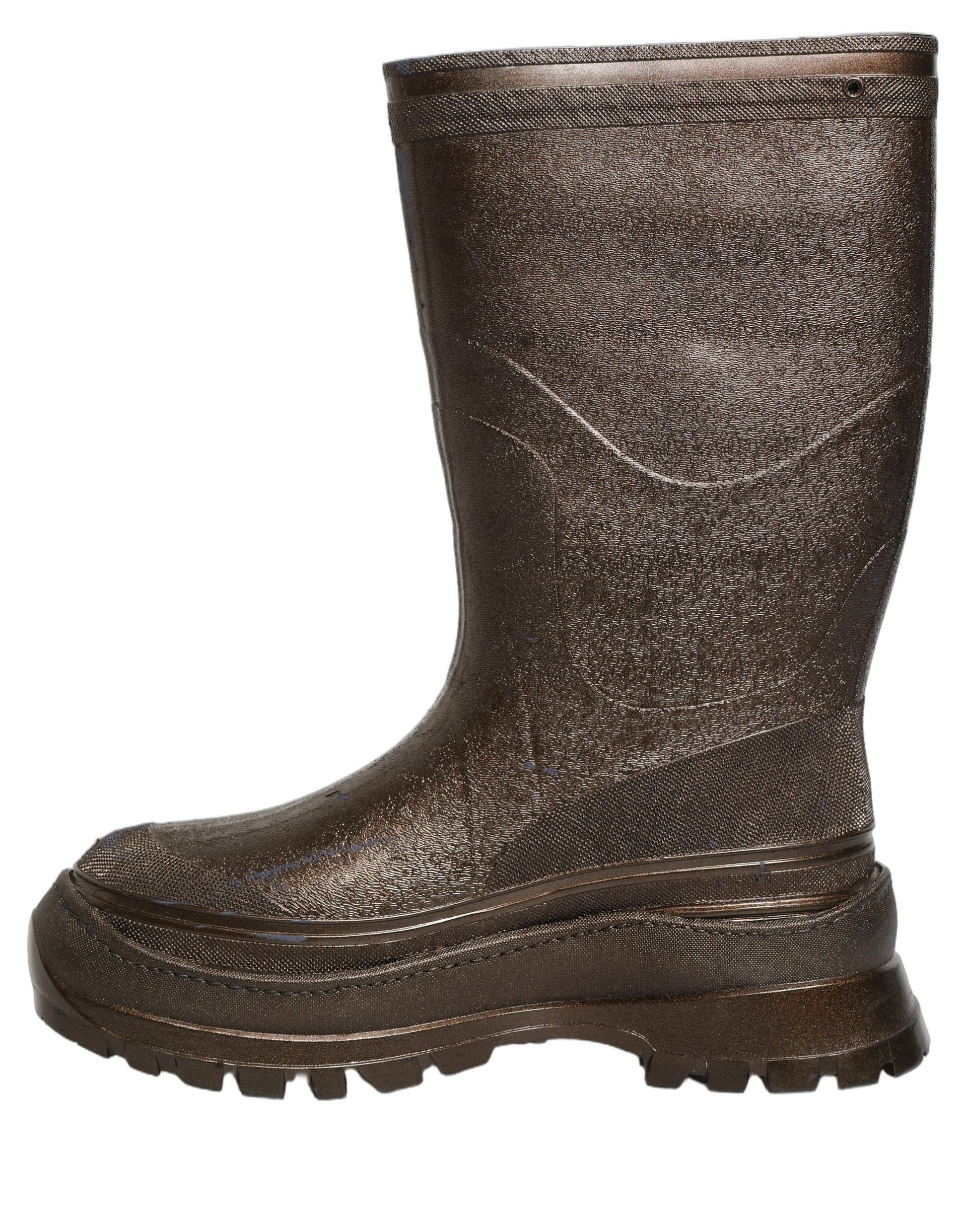 Bottes de pluie Dolce & Gabbana bronze en PVC à enfiler pour homme