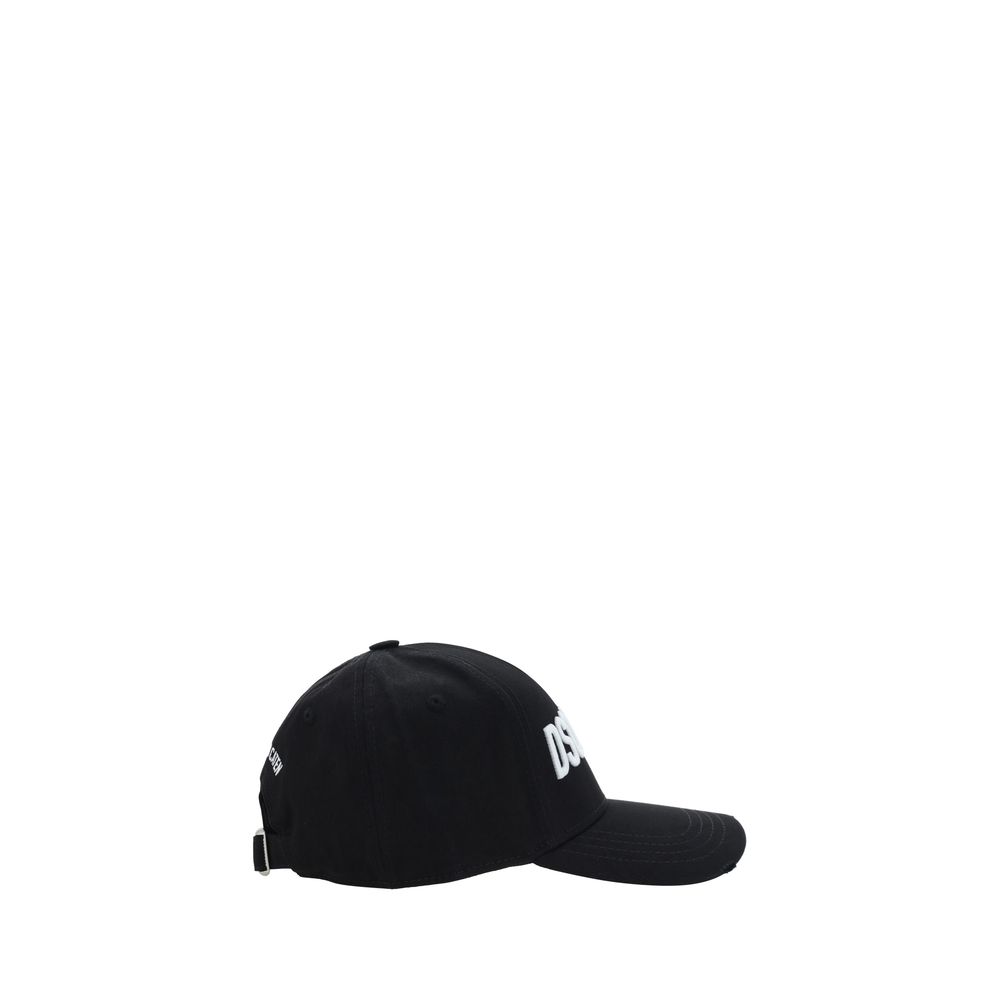 Casquette Dsquared² en coton noir (Casquette de baseball)
