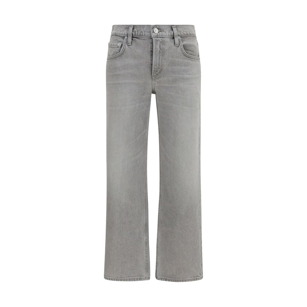 Jeans coupe droite en coton gris Citizens of Humanity