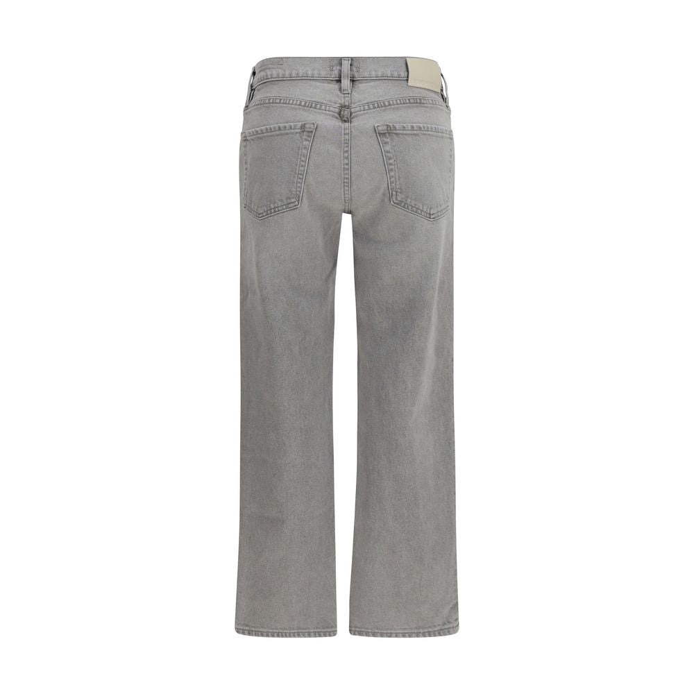 Jeans coupe droite en coton gris Citizens of Humanity