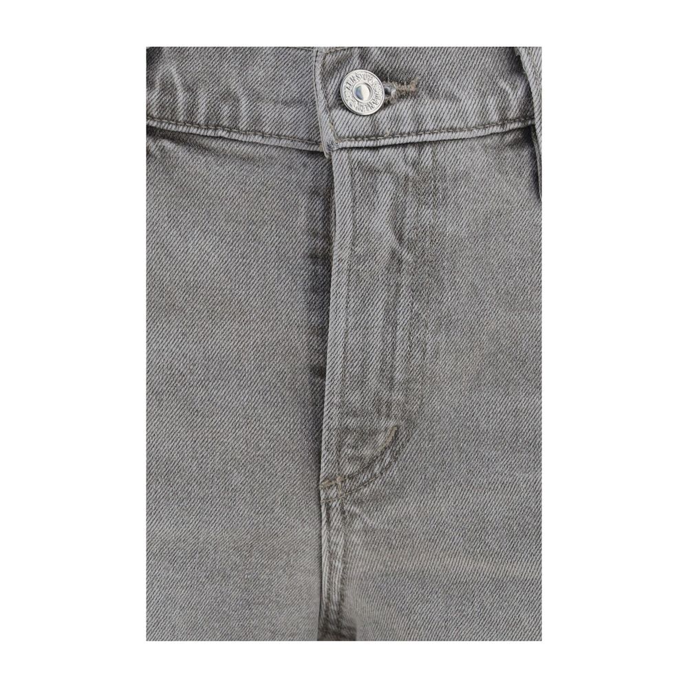Jeans coupe droite en coton gris Citizens of Humanity
