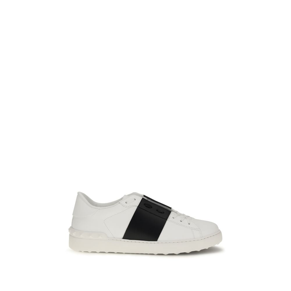 Baskets basses Valentino Garavani en cuir de veau blanc Bos Taurus