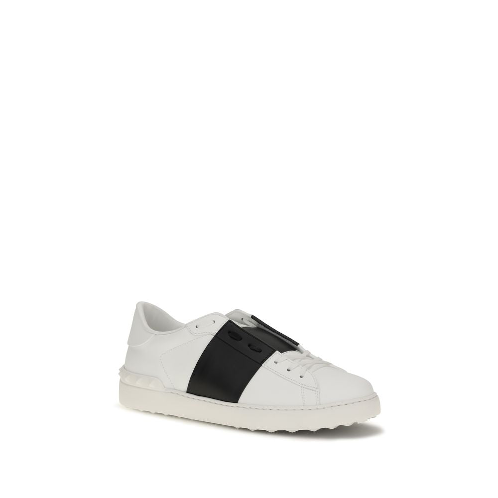 Baskets basses Valentino Garavani en cuir de veau blanc Bos Taurus