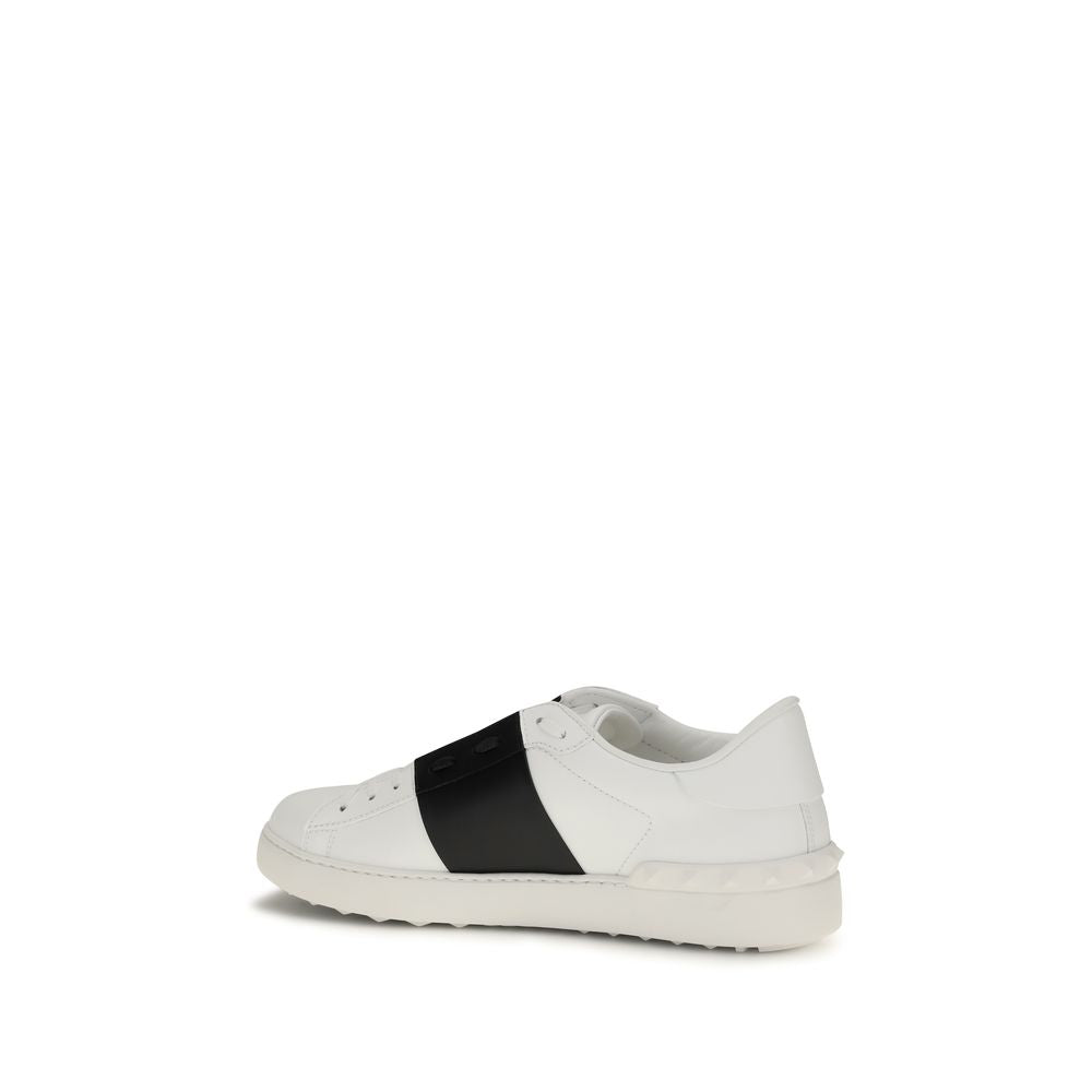 Baskets basses Valentino Garavani en cuir de veau blanc Bos Taurus