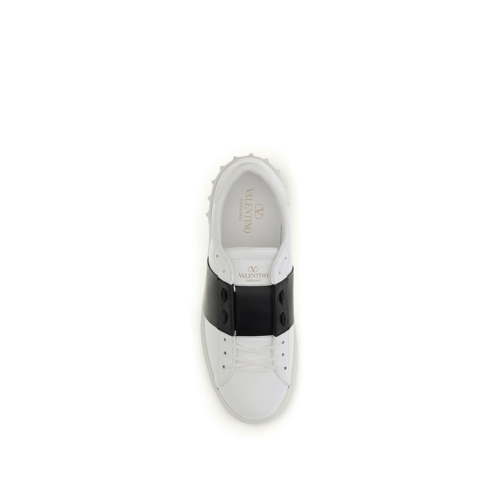 Baskets basses Valentino Garavani en cuir de veau blanc Bos Taurus
