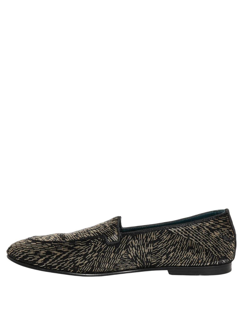 Chaussures mocassins Dolce & Gabbana ornés noir et argent