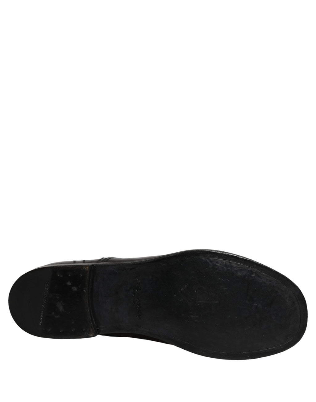 Chaussures Richelieu Homme en Cuir Noir Dolce & Gabbana
