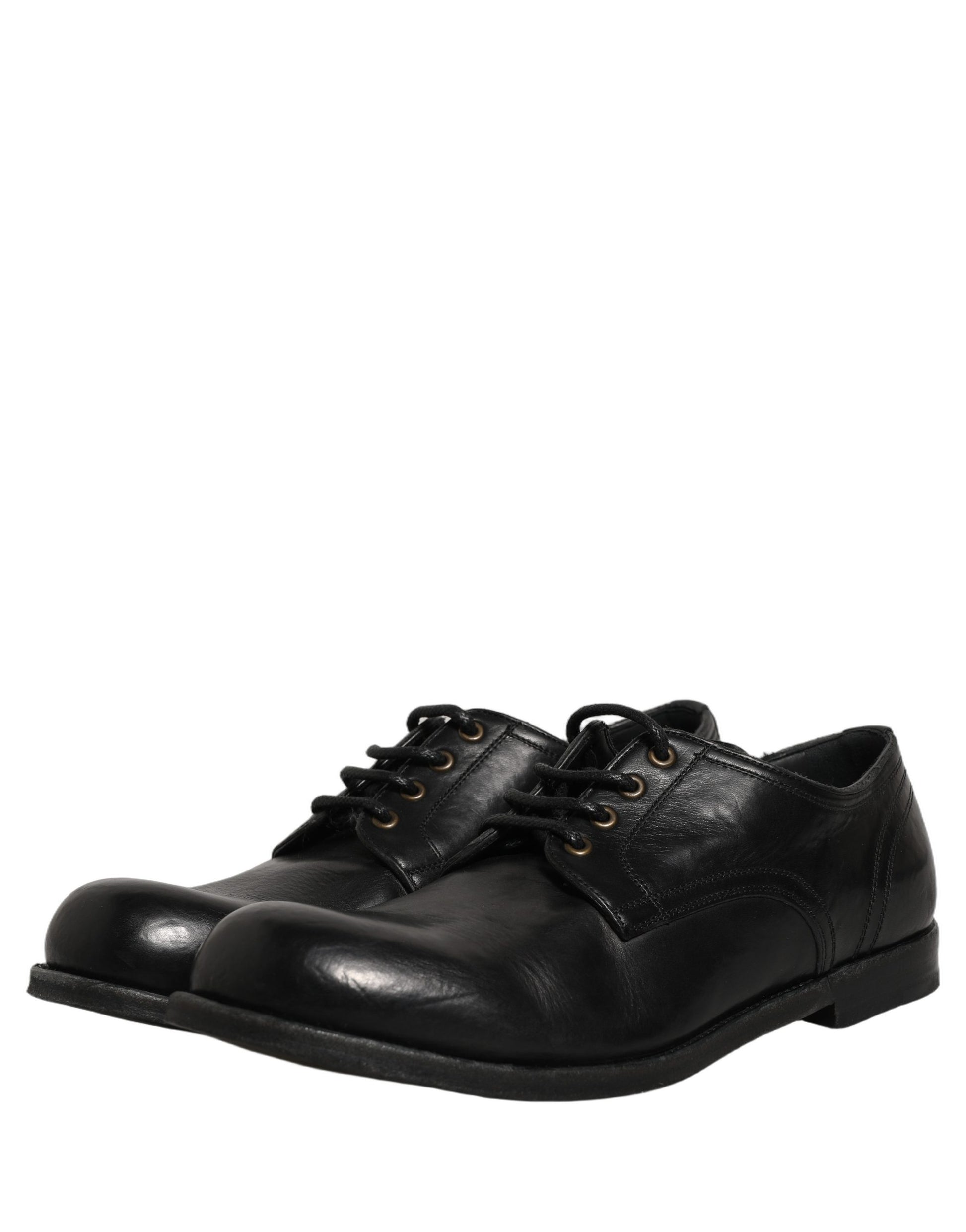 Chaussures Richelieu Homme en Cuir Noir Dolce & Gabbana