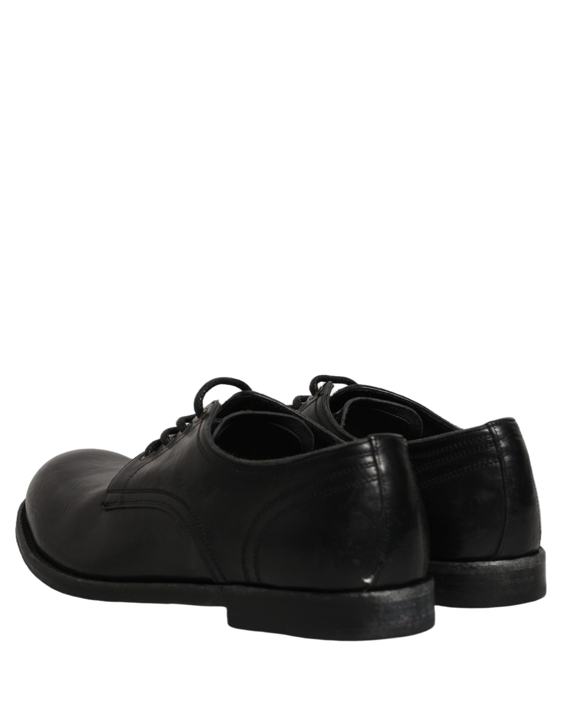 Chaussures Richelieu Homme en Cuir Noir Dolce & Gabbana