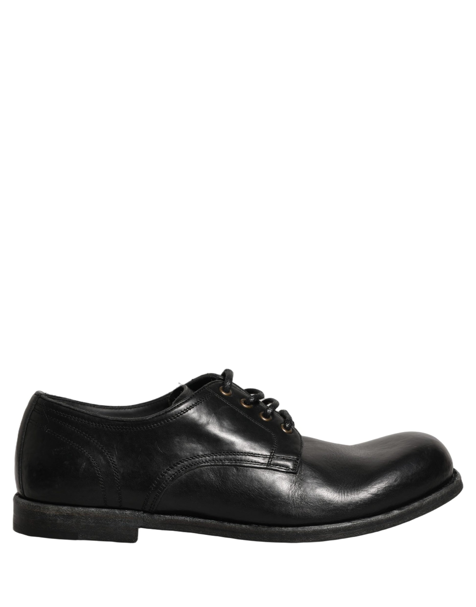 Chaussures Richelieu Homme en Cuir Noir Dolce & Gabbana