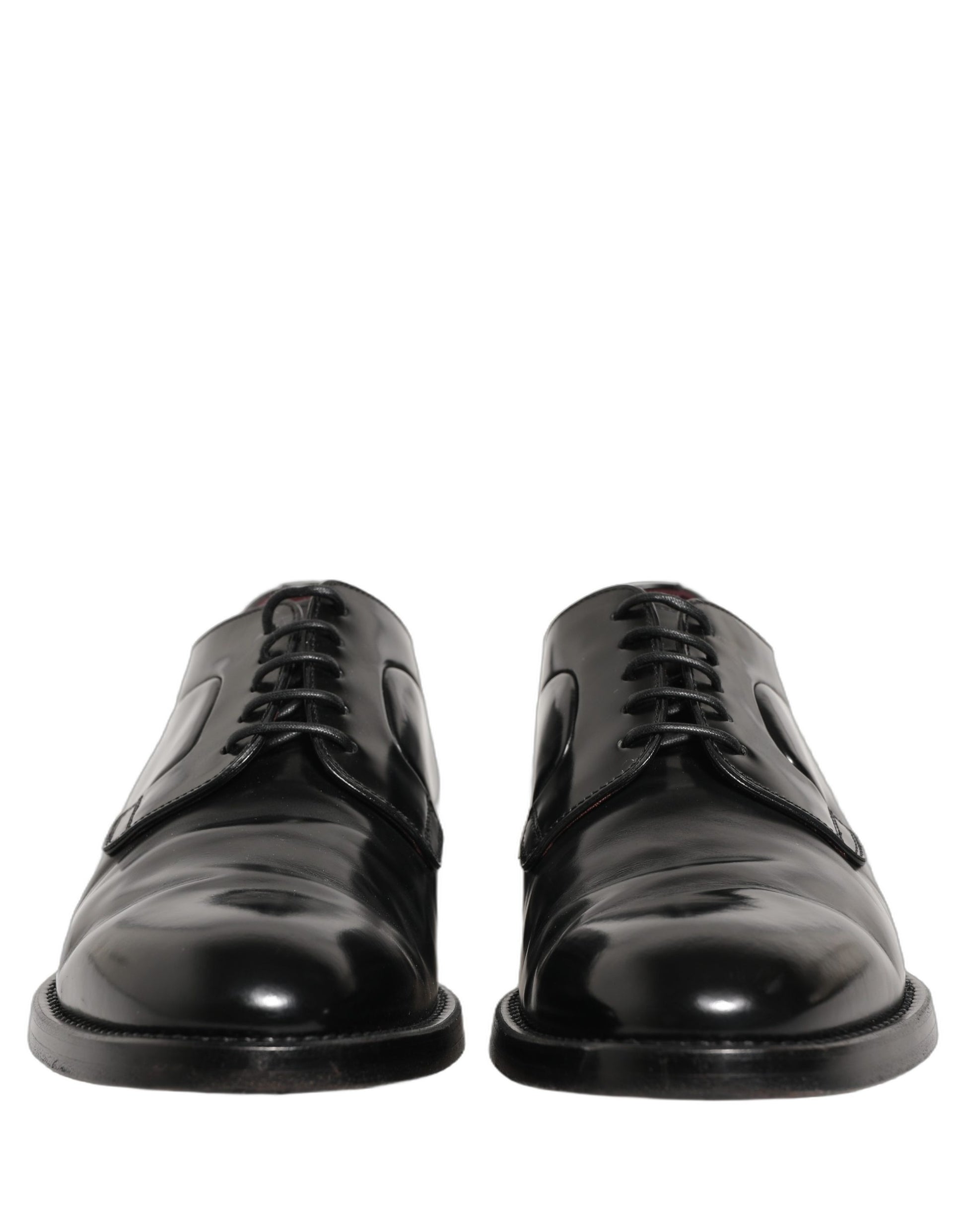 Chaussures habillées de ville pour homme en cuir noir Dolce & Gabbana