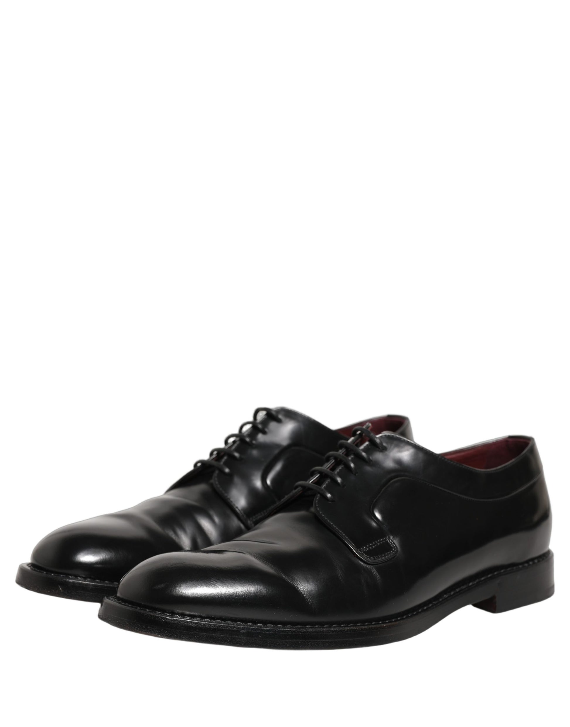 Chaussures habillées de ville pour homme en cuir noir Dolce & Gabbana