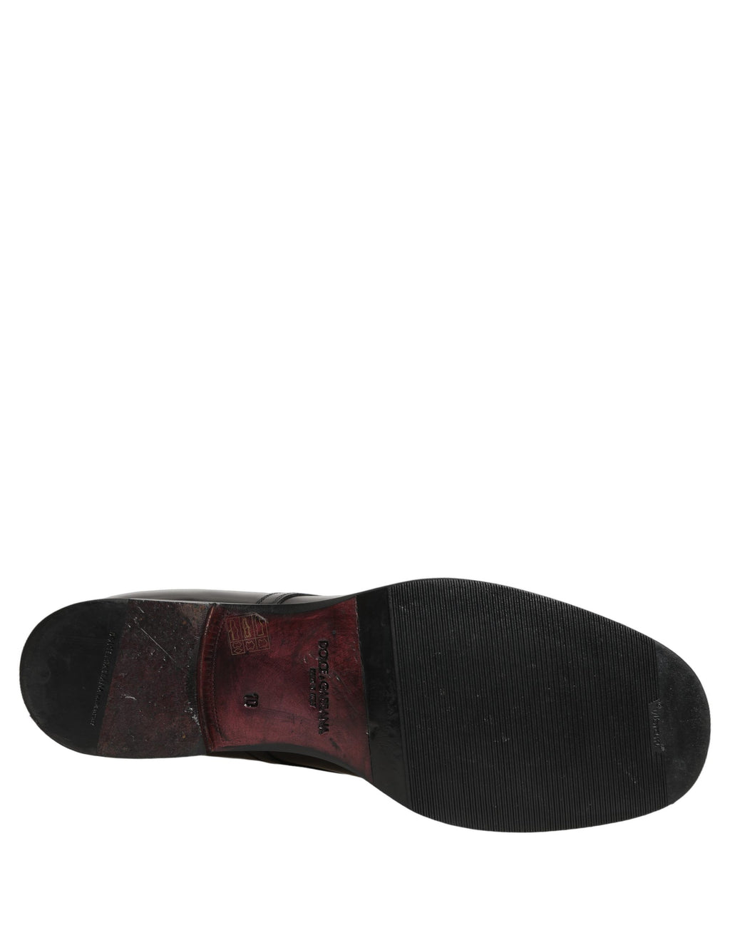Chaussures habillées de ville Dolce & Gabbana Derby en cuir noir pour hommes