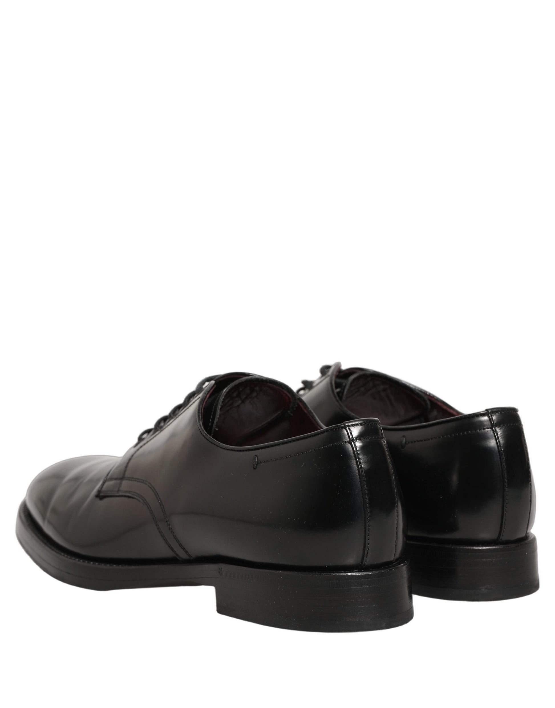 Chaussures habillées de ville Dolce & Gabbana Derby en cuir noir pour hommes