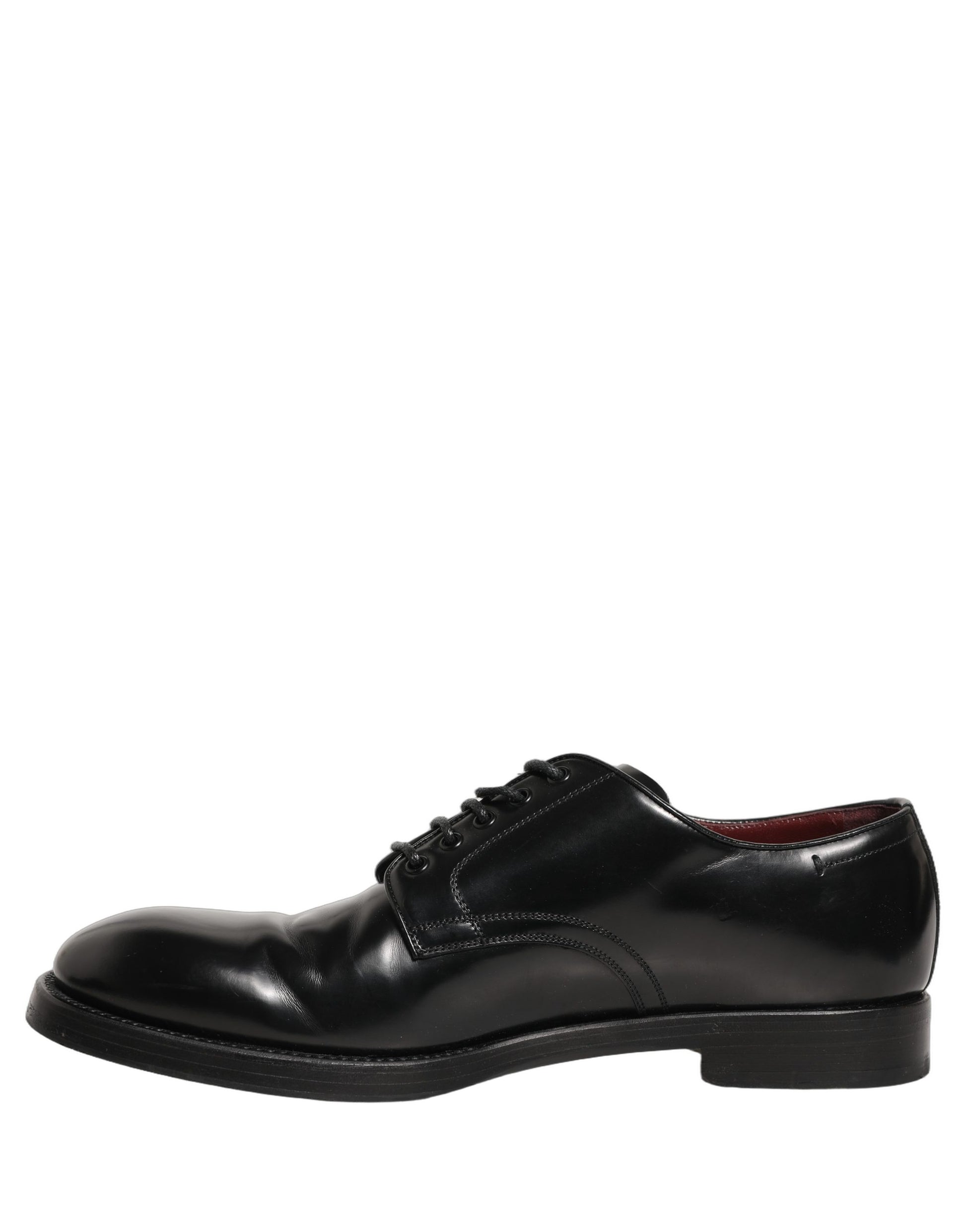 Chaussures habillées de ville Dolce & Gabbana Derby en cuir noir pour hommes