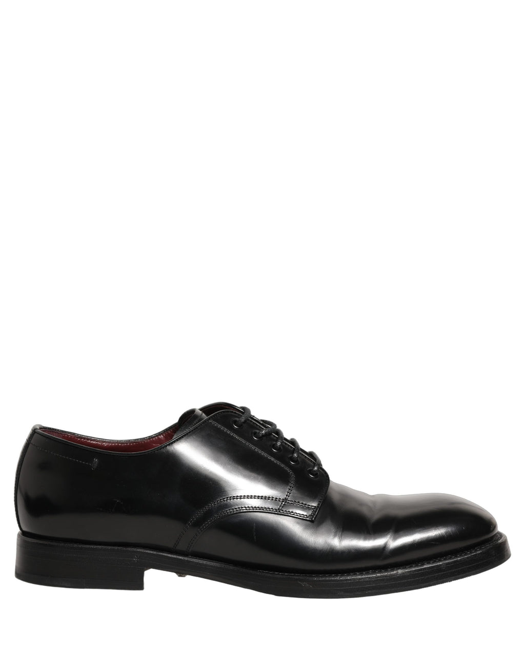 Chaussures habillées de ville Dolce & Gabbana Derby en cuir noir pour hommes