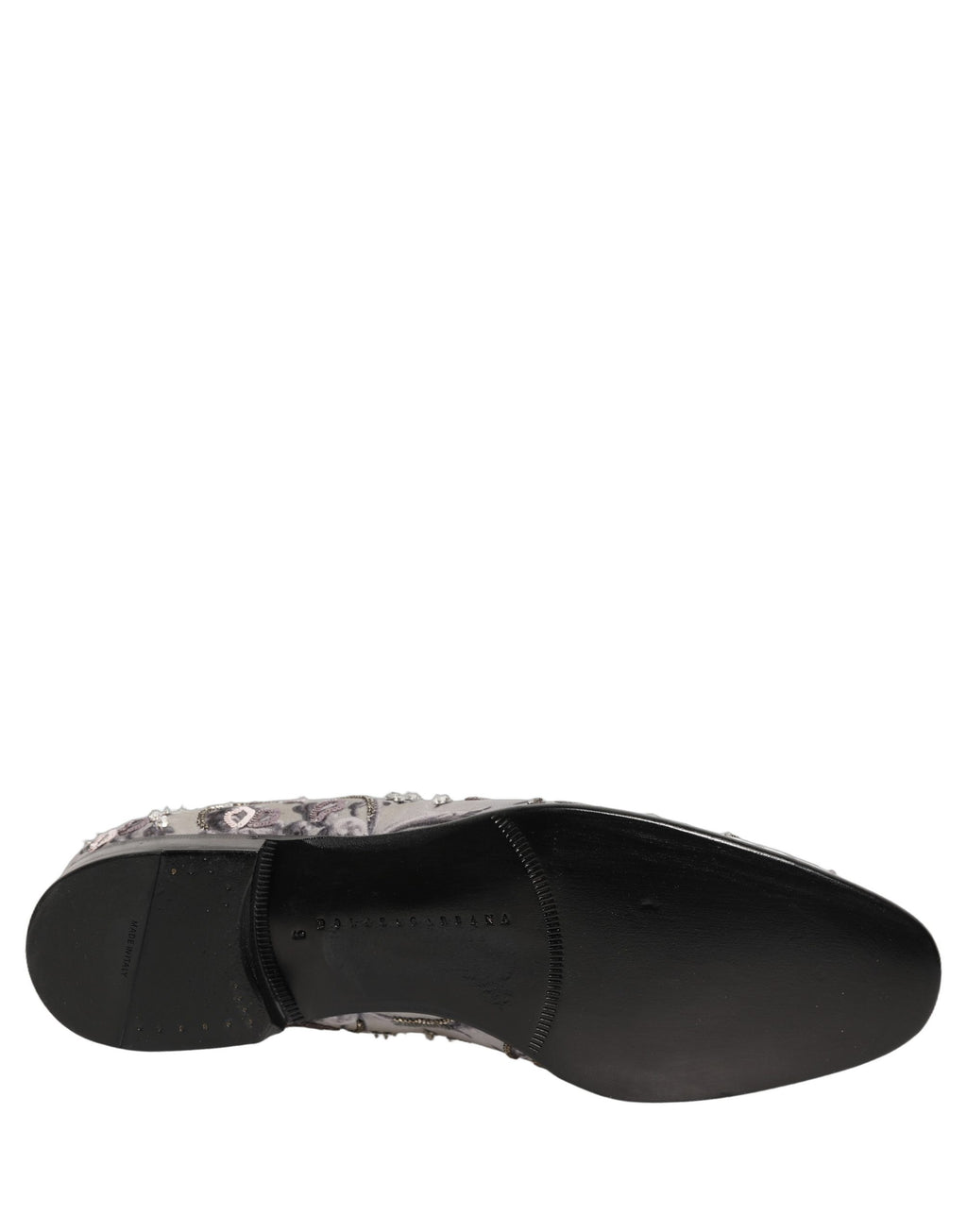 Chaussures Loafers Dolce & Gabbana Blanches à Paillettes