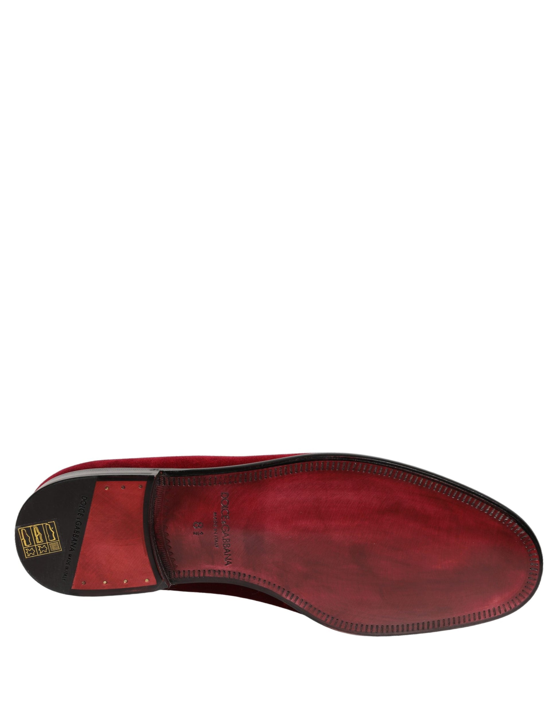 Mocassins Dolce & Gabbana en velours marron