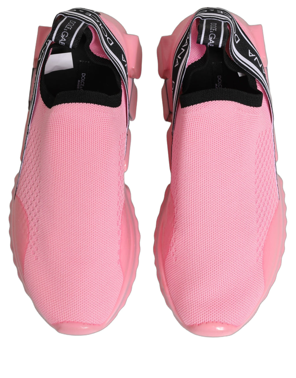Chaussures Baskets Basses Dolce & Gabbana Sorrento Roses à Enfiler