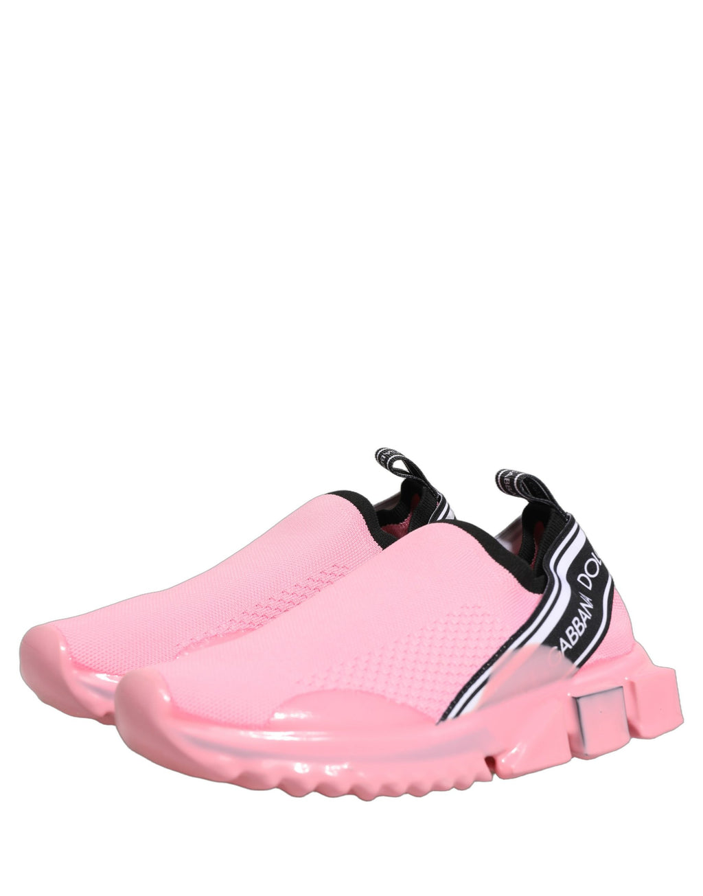 Chaussures Baskets Basses Dolce & Gabbana Sorrento Roses à Enfiler