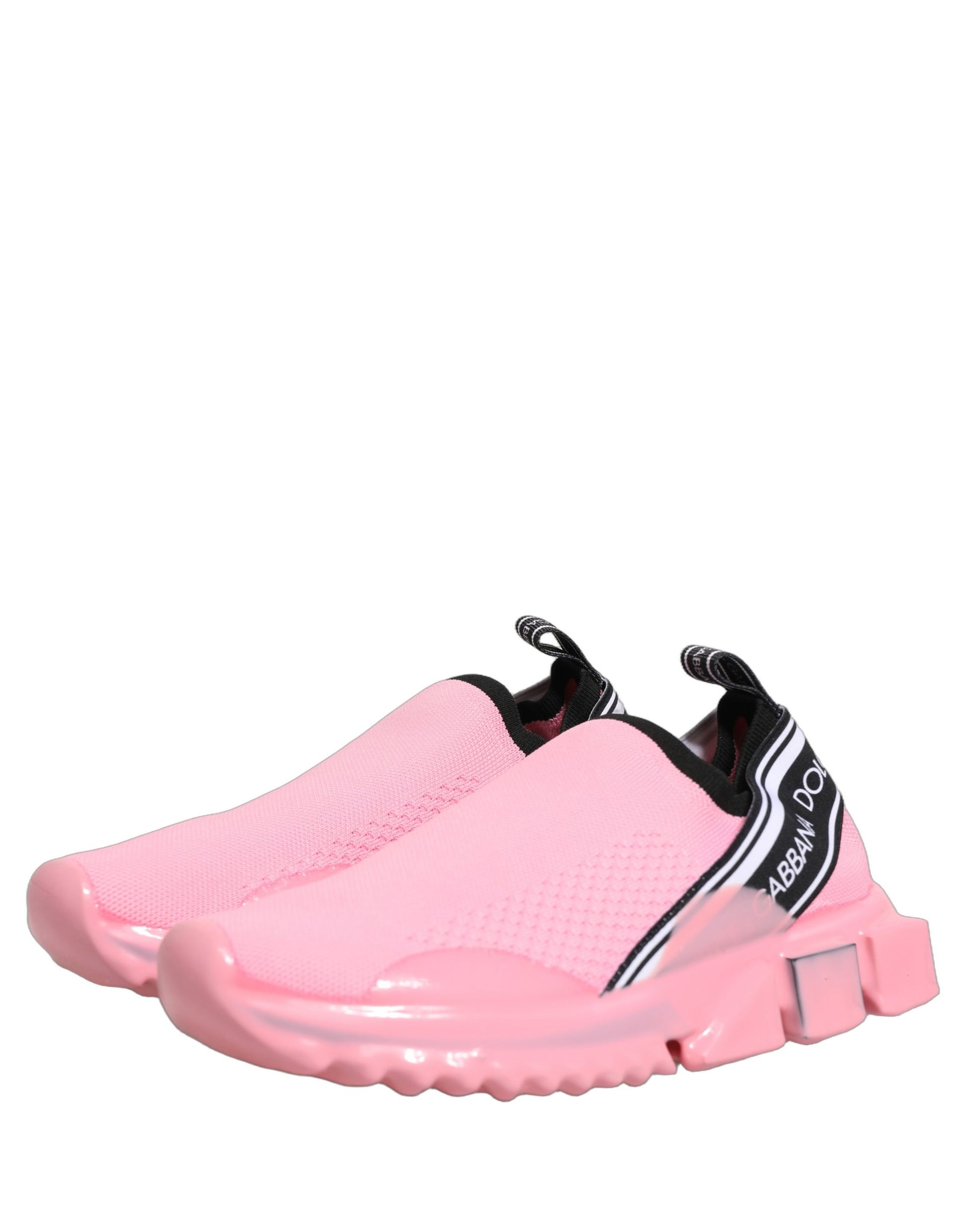 Chaussures Baskets Basses Dolce & Gabbana Sorrento Roses à Enfiler