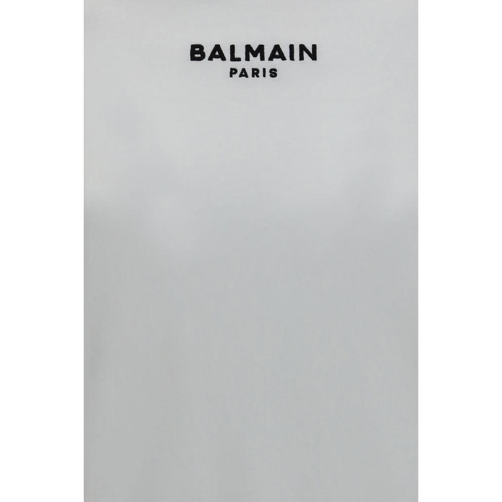 T-shirt en coton blanc Balmain