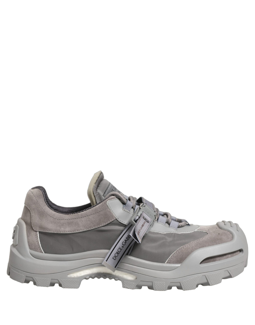Baskets basses pour homme Dolce & Gabbana Airmaster grises à empiècements