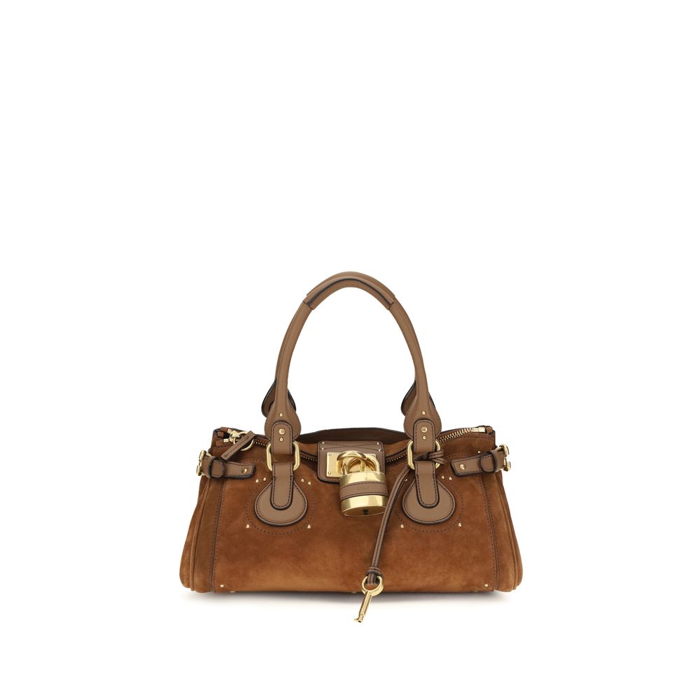 Sac à main Chloé en cuir de veau marron