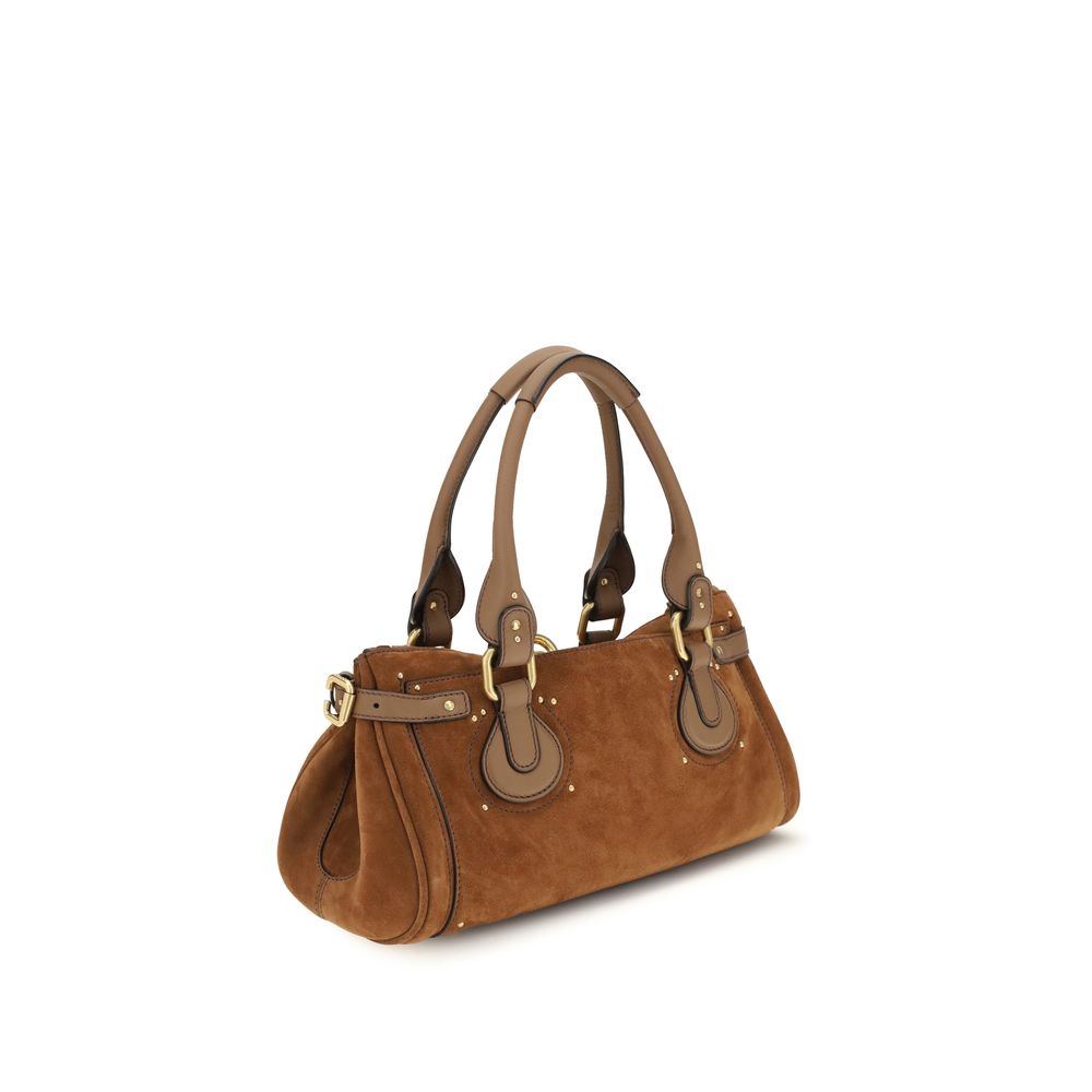 Sac à main Chloé en cuir de veau marron
