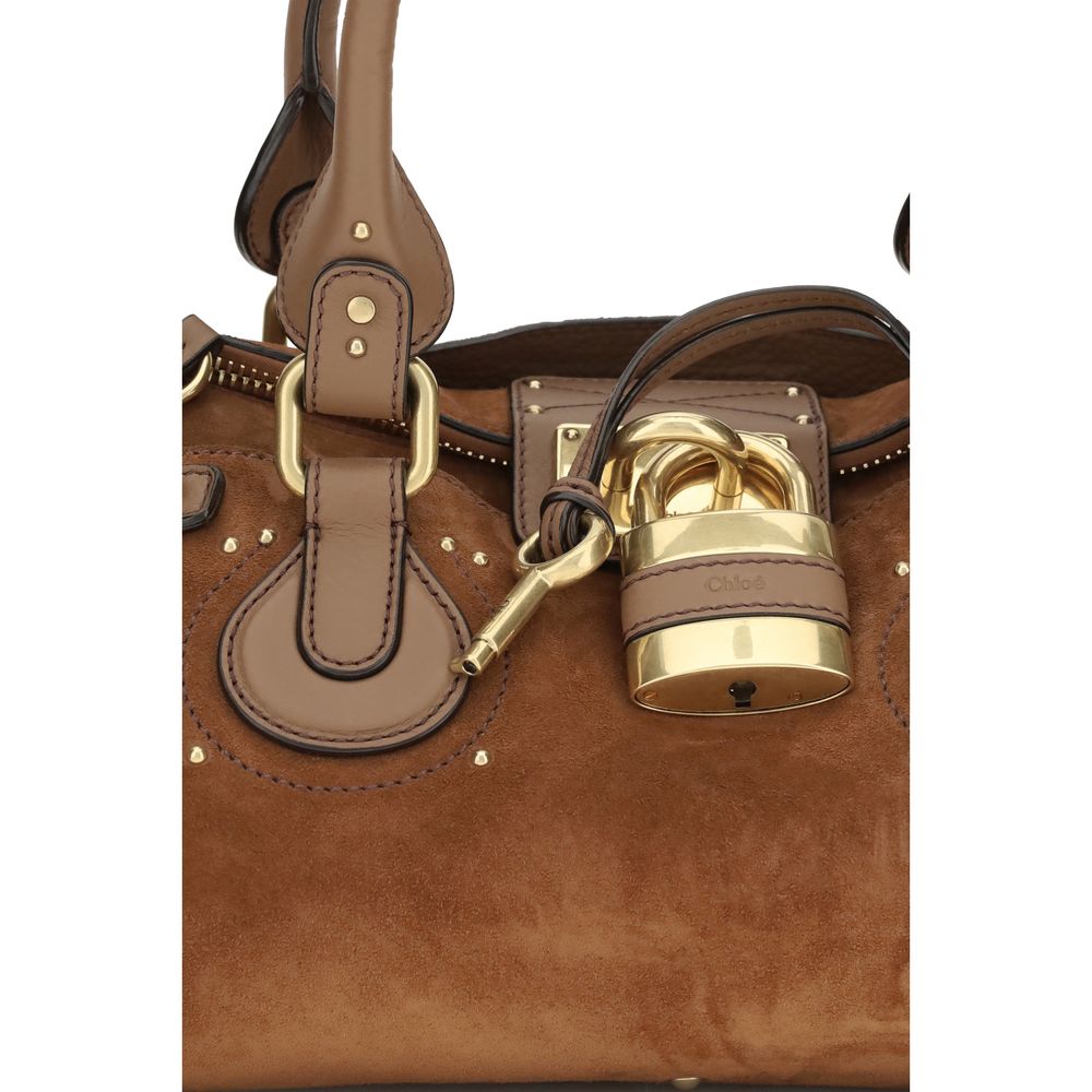 Sac à main Chloé en cuir de veau marron