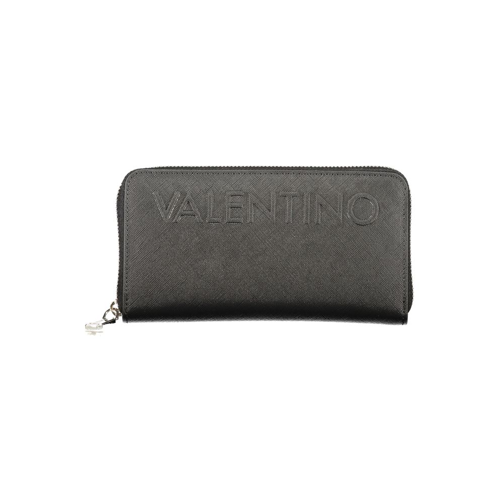 Portefeuille Valentino noir en polyuréthane pour femme