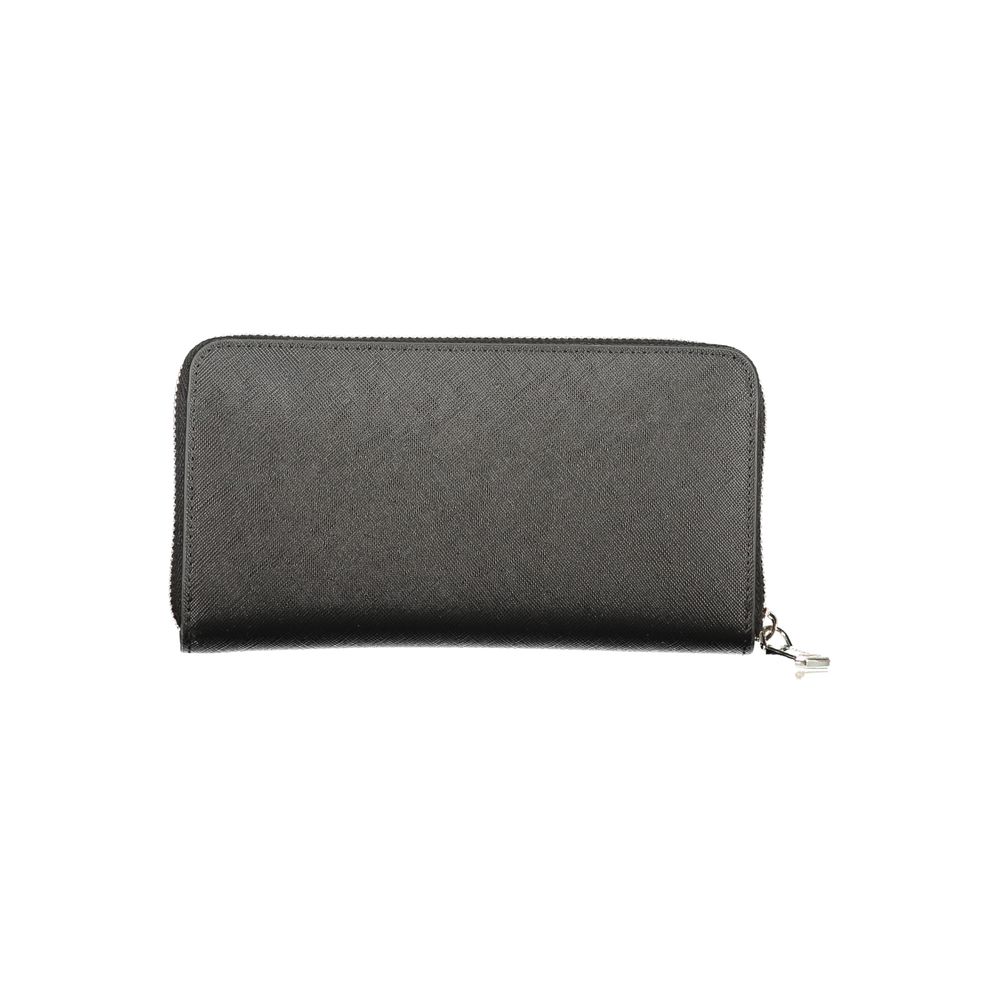 Portefeuille Valentino noir en polyuréthane pour femme