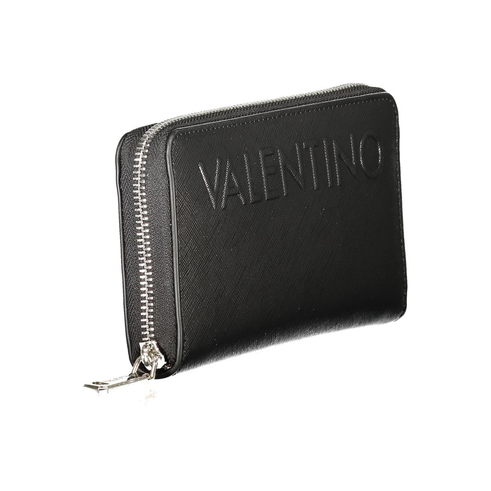 Portefeuille Valentino noir en polyuréthane pour femme