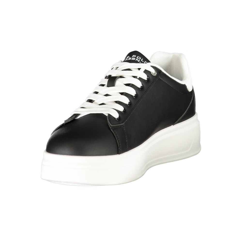 U.S. POLO ASSN. Baskets pour homme en polyuréthane noir