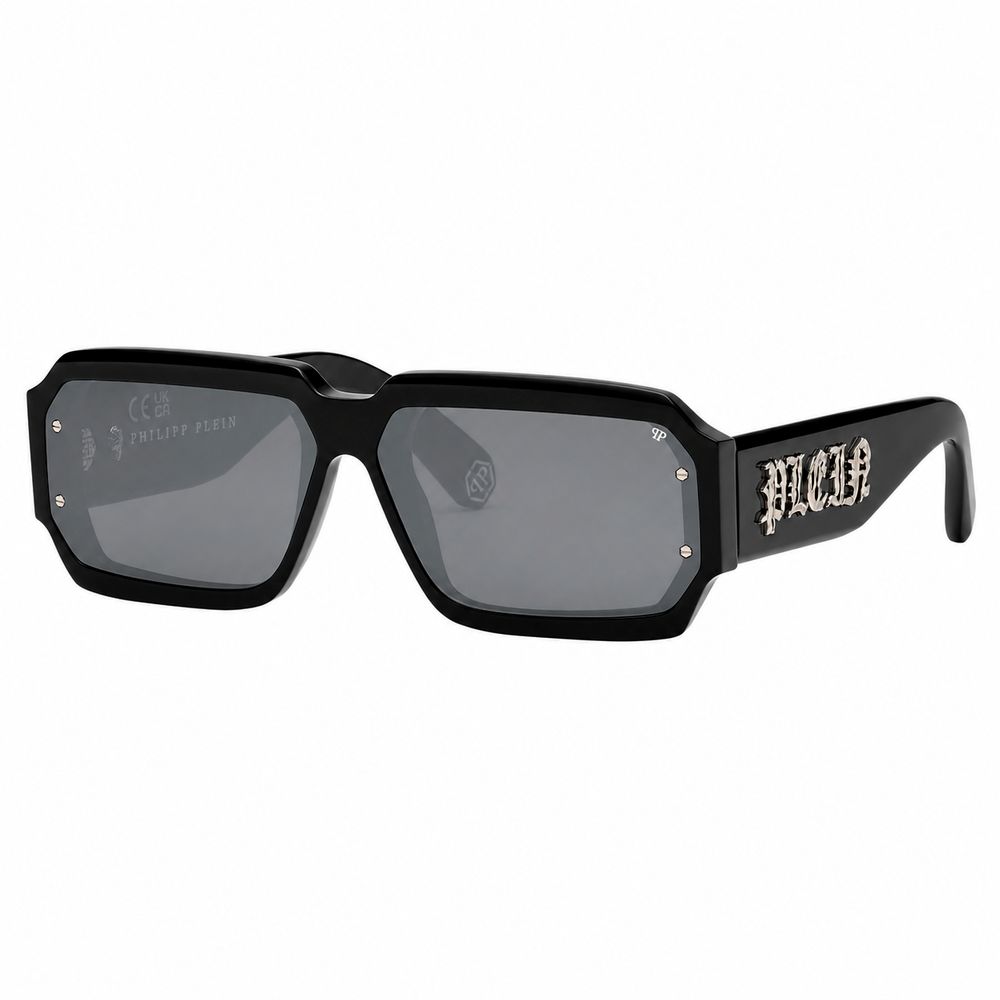 Lunettes de soleil Philipp Plein en acétate noir
