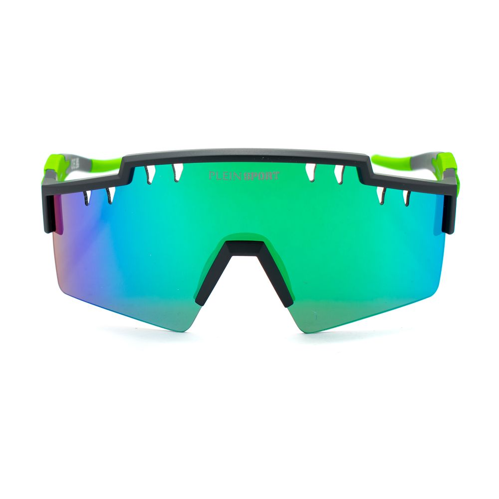 Lunettes de soleil Plein Sport noires injectées