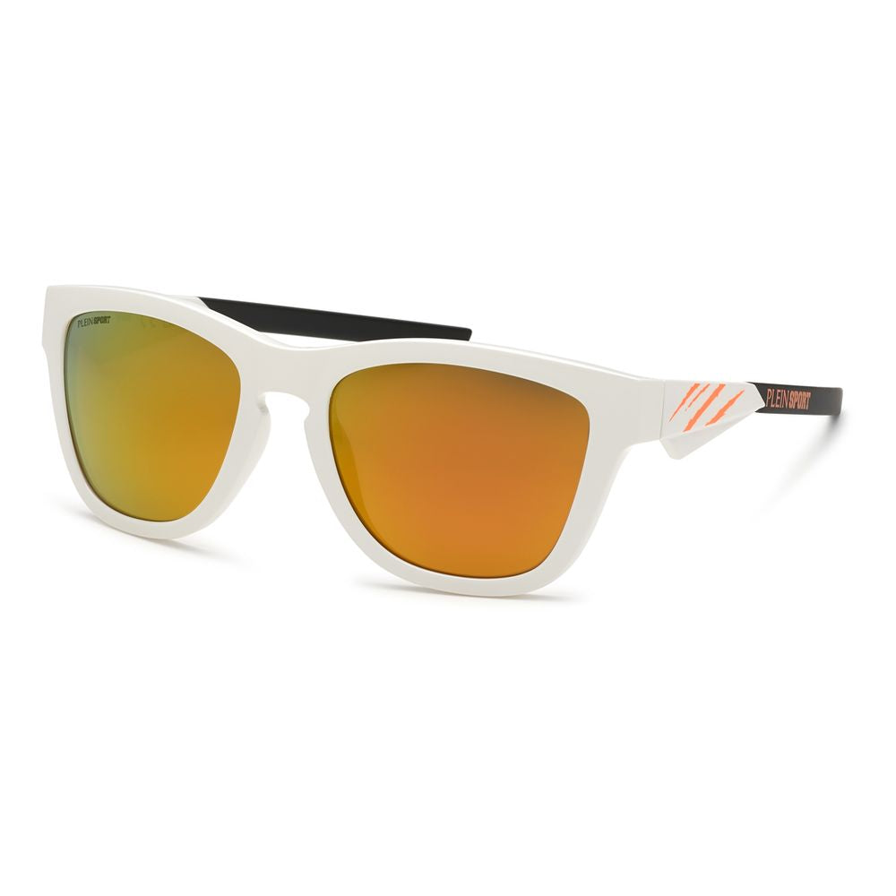 Lunettes de soleil injectées blanches Plein Sport
