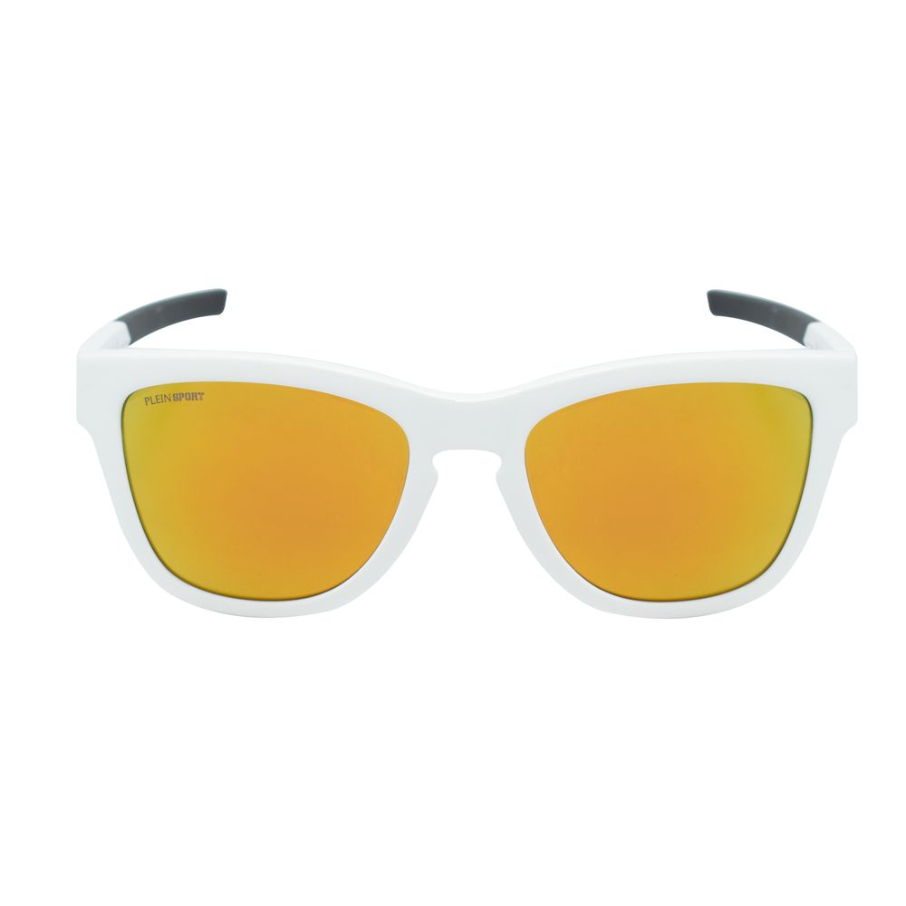 Lunettes de soleil injectées blanches Plein Sport