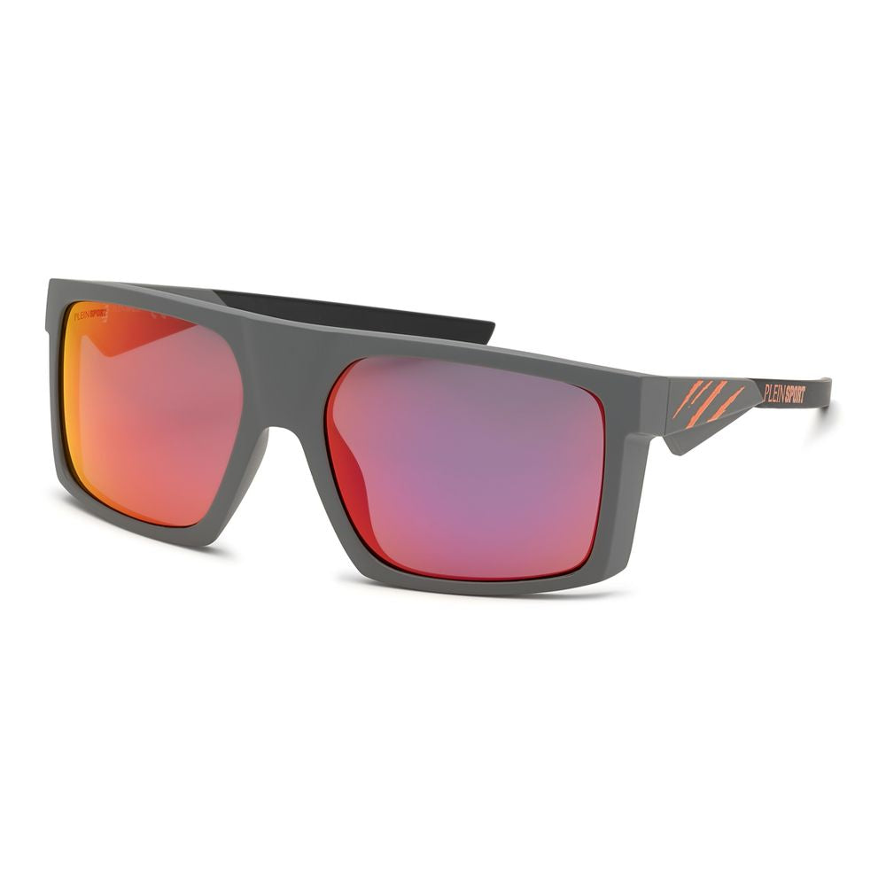 Lunettes de soleil injectées marron Plein Sport