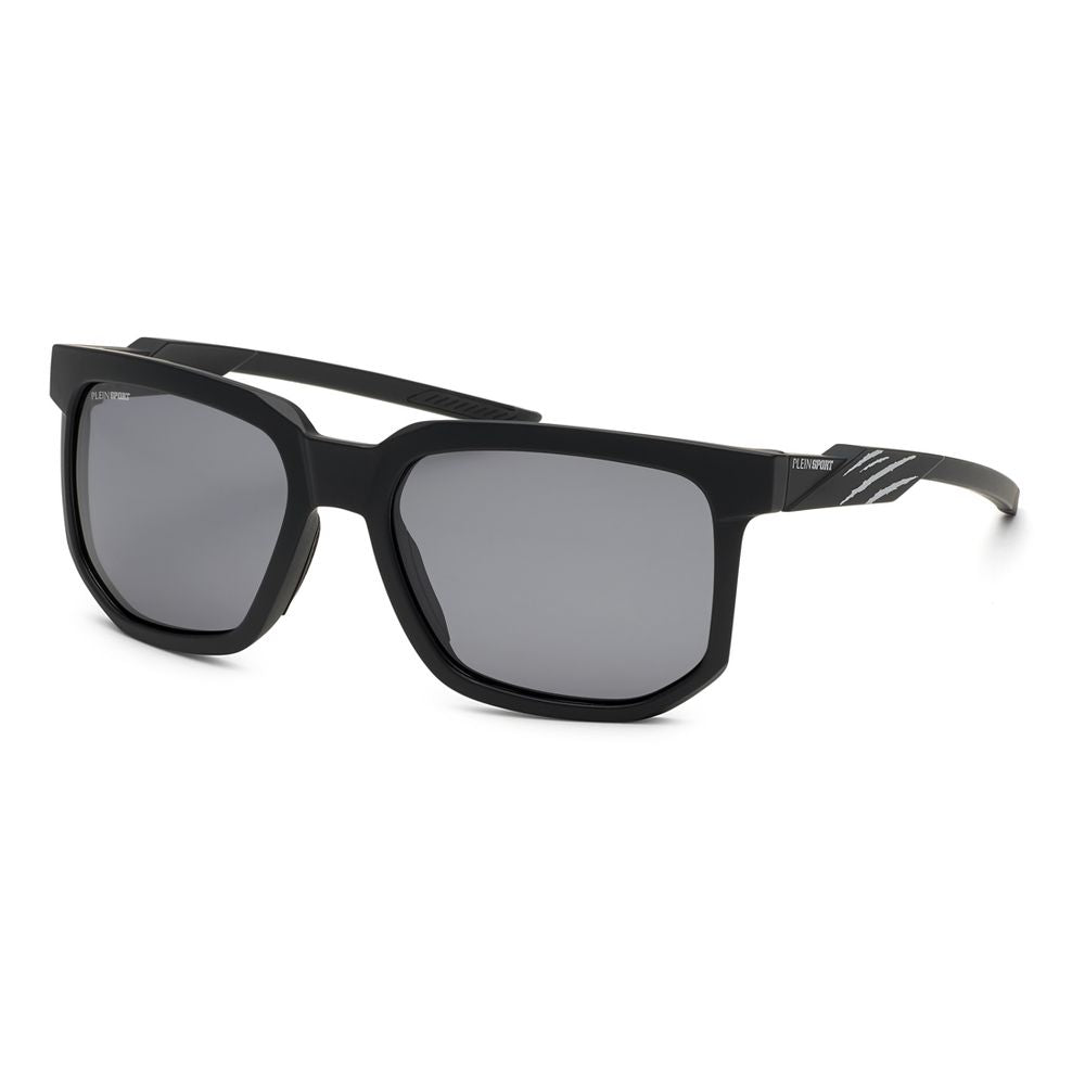 Lunettes de soleil Plein Sport noires injectées