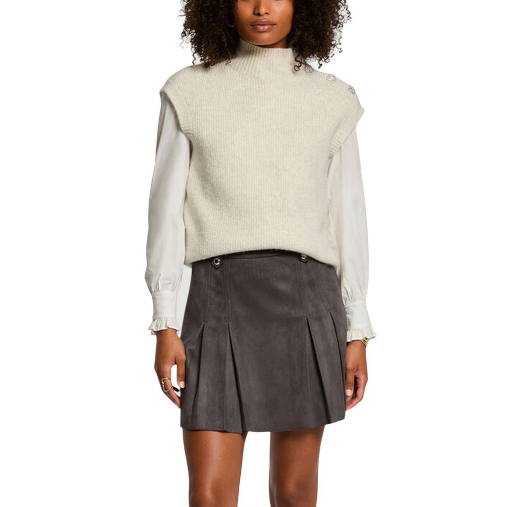 Pull sans manches Morgan De Toi en polyester beige