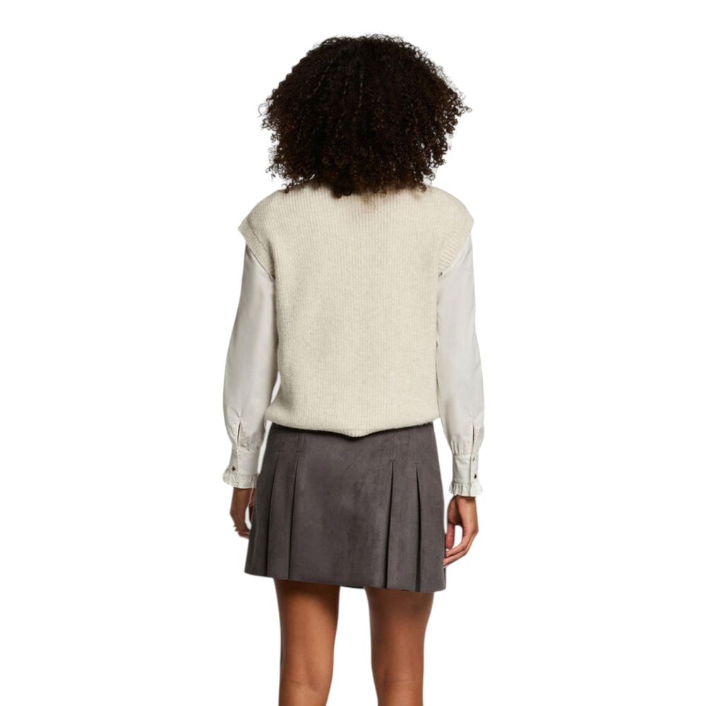 Pull sans manches Morgan De Toi en polyester beige