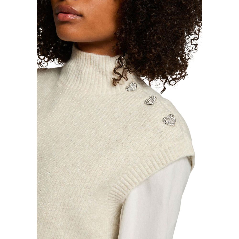 Pull sans manches Morgan De Toi en polyester beige